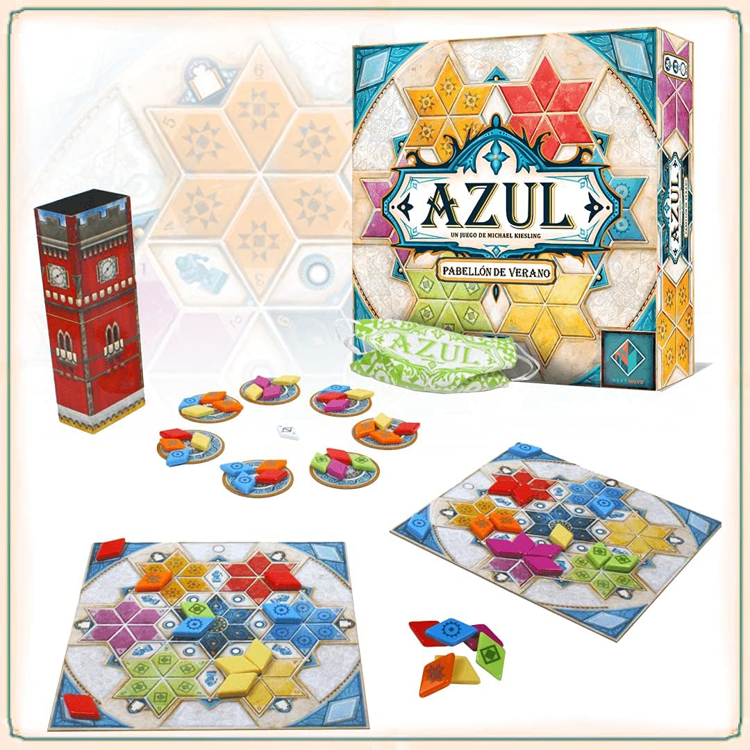 Jeu de Plateau - AzulPartyGame™ - Gris Clair
